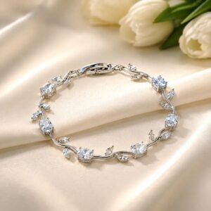 White Tulip Bracelet