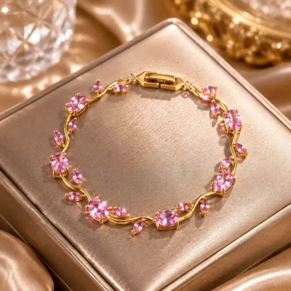 Pink Vine Bracelet