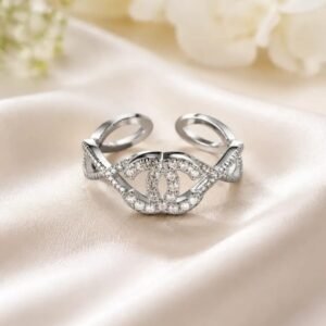 Silver Diamond Ring